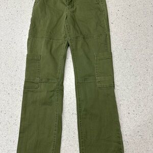 Girls Art Class Green Cargo Pants 12